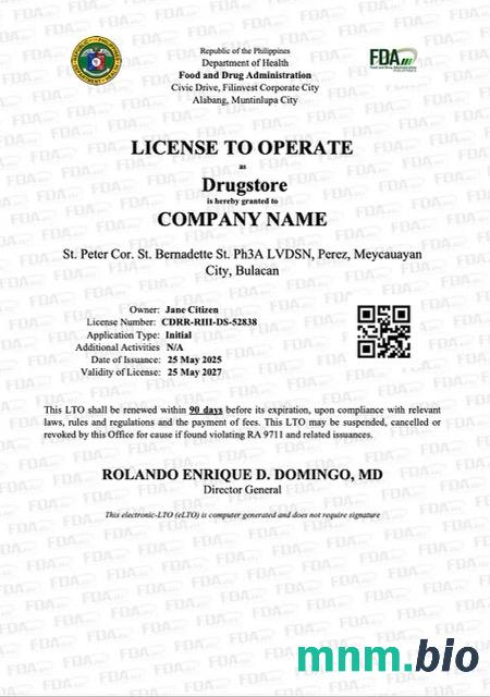 Filipiny licencja na obsługę Word i PDF szablon